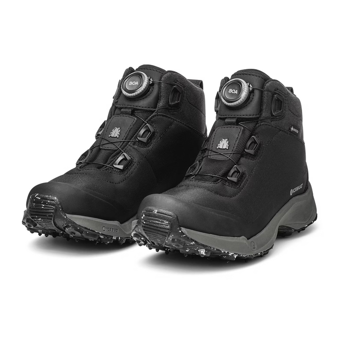 Icebug Stavre BUGrip GTX Boot (Men) - Black/Granite Athletic - Running - Trail - The Heel Shoe Fitters