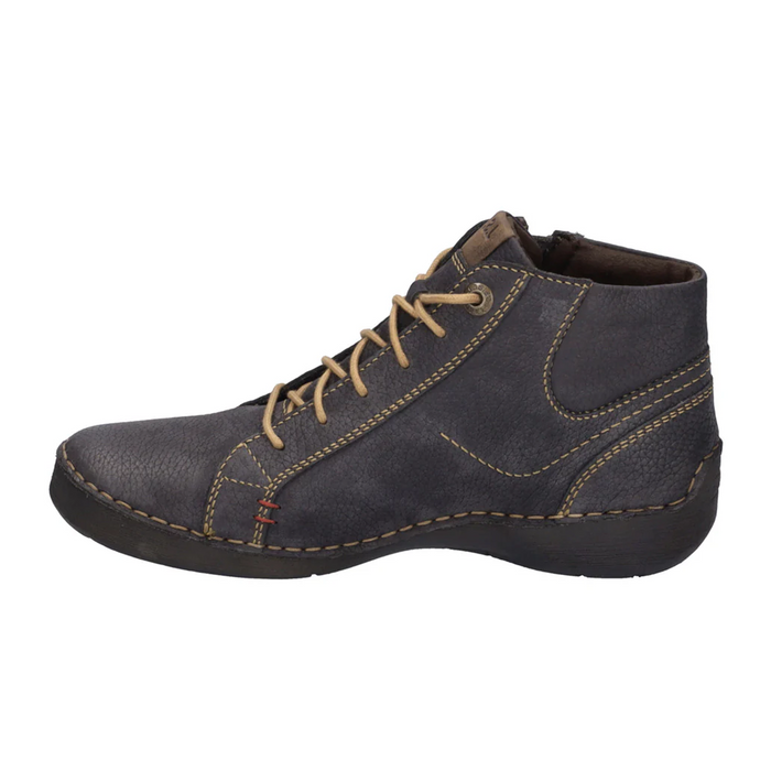 Josef Seibel Fergey 67 Mid Sneaker (Women) - Titan Athletic - Casual - Lace Up - The Heel Shoe Fitters