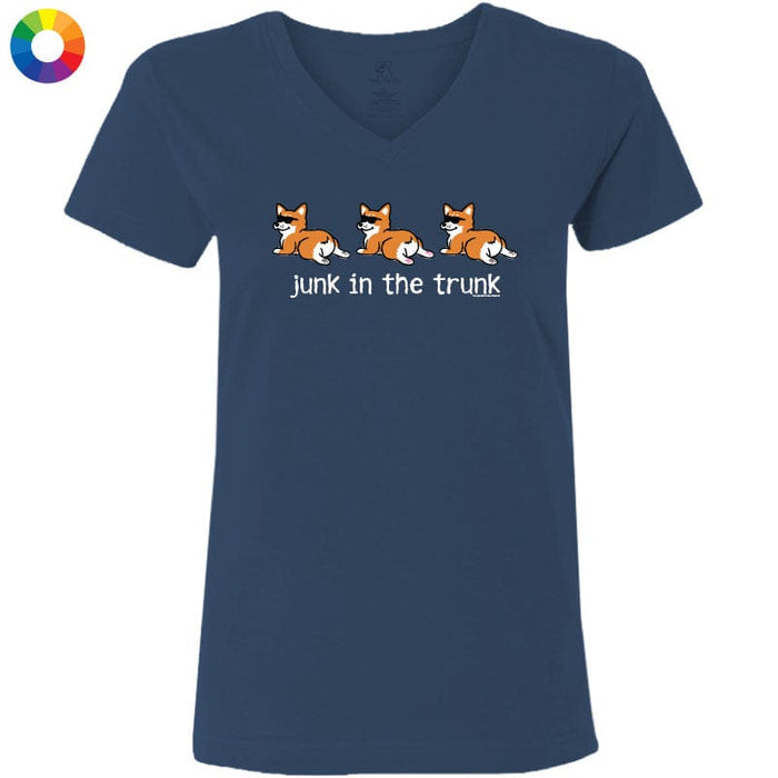 Junk in the Trunk - Ladies T-Shirt V-Neck