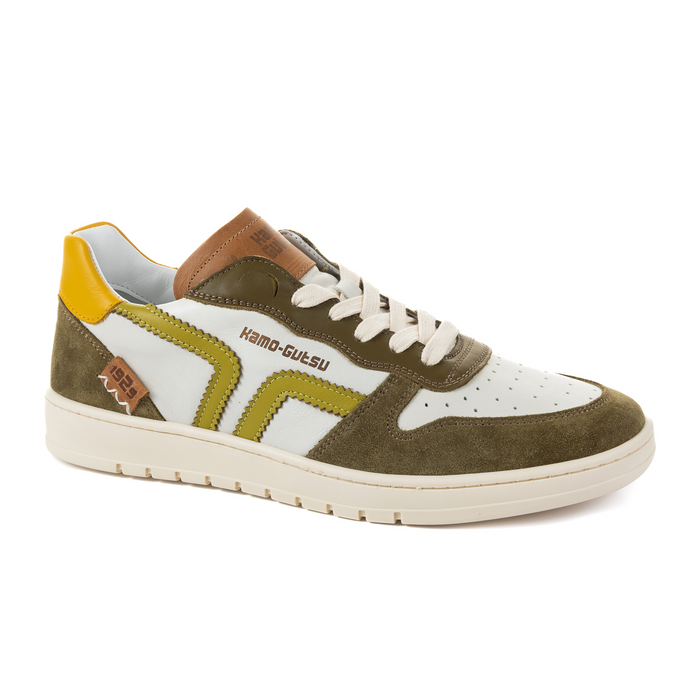 Kamo-Gutsu CAMPO 048 Sneaker (Men) - Verde/Zolfo Athletic - Casual - Lace Up - The Heel Shoe Fitters