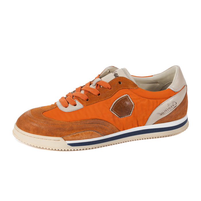 Kamo-Gutsu SCUDO 006 Sneaker (Men) - Arancio Combi Athletic - Casual - Lace Up - The Heel Shoe Fitters