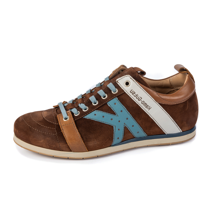 Kamo-Gutsu TIFO 042 Low Sneaker (Men) - Bruciato Oil/Gel Ice Athletic - Casual - Lace Up - The Heel Shoe Fitters