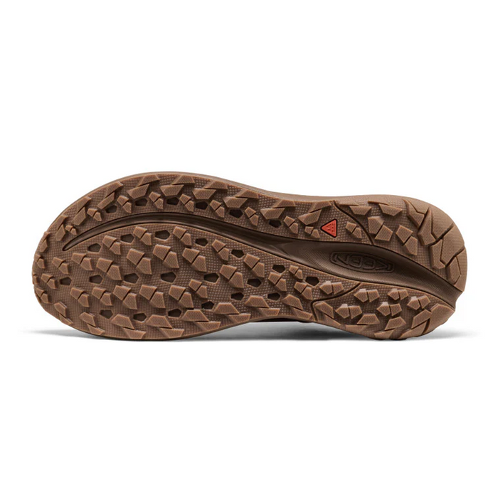 Keen Roam Leather Trail Running Shoe (Men) - Chipmunk/Dark Earth Athletic - Running - Trail - The Heel Shoe Fitters