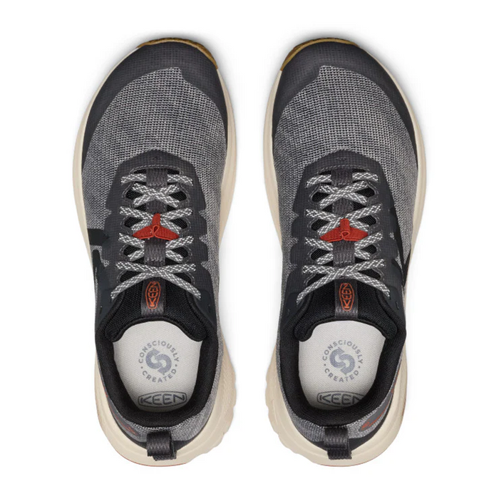 Keen Roam Trail Running Shoe (Men) - Magnet/Burnt Brick Athletic - Running - Trail - The Heel Shoe Fitters
