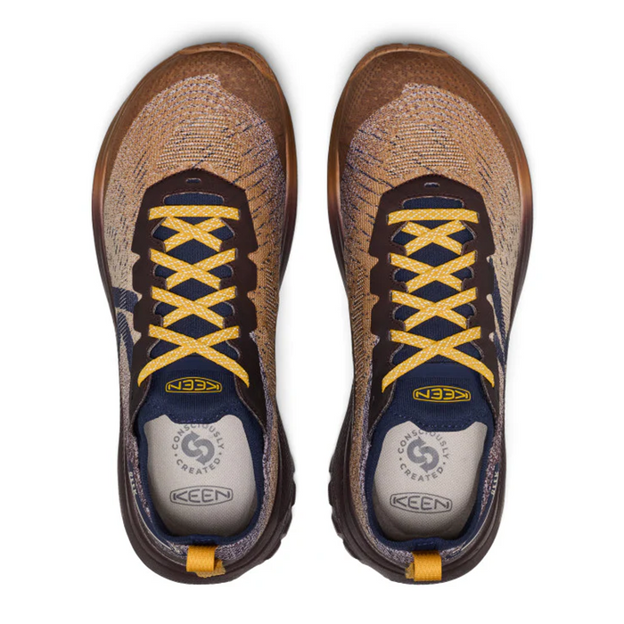 Keen Seek Trail Running Shoe (Men) - Chipmunk/Symphonic Sunset Athletic - Running - Trail - The Heel Shoe Fitters