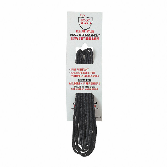 KG Kevlar Boot Lace - Black Accessories - Shoe Lace - The Heel Shoe Fitters
