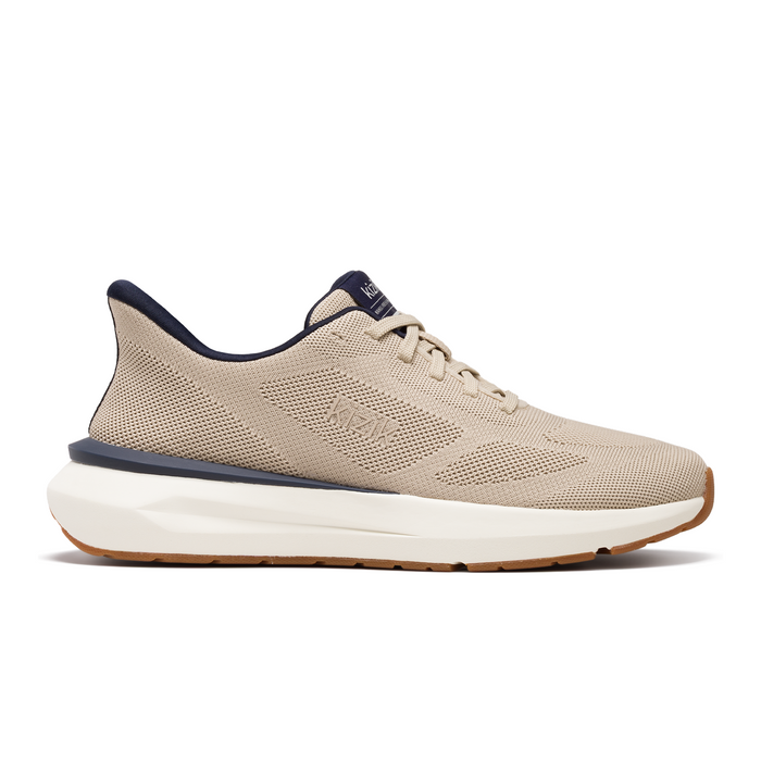 Kizik Athens 2 Knit Sneaker (Men) - Doeskin Athletic - Casual - Lace Up - The Heel Shoe Fitters