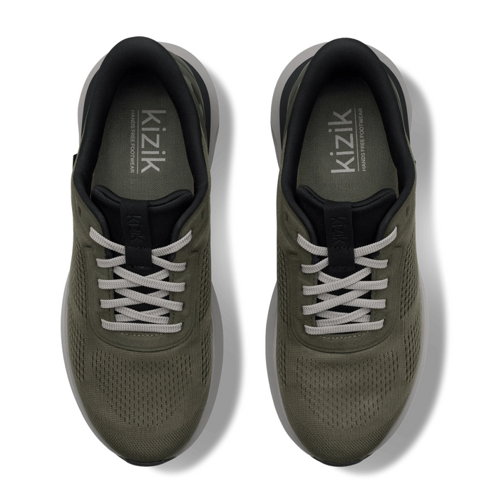 Kizik Athens 2 Sneaker (Men) - Olive Mist Athletic - Casual - Lace Up - The Heel Shoe Fitters