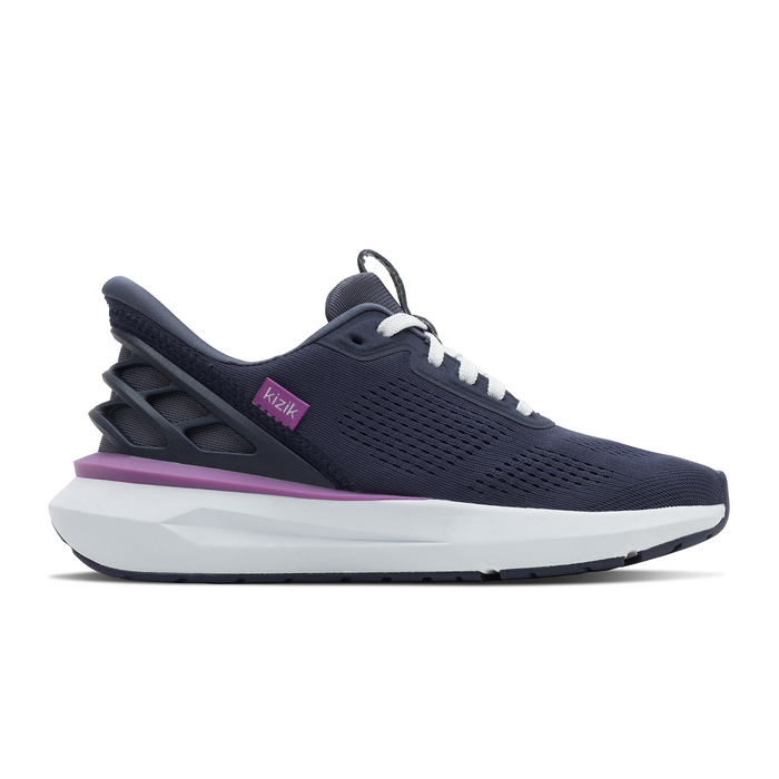 Kizik Athens 2 Sneaker (Women) - Grisaille/Hyacinth Violet Athletic - Casual - Lace Up - The Heel Shoe Fitters