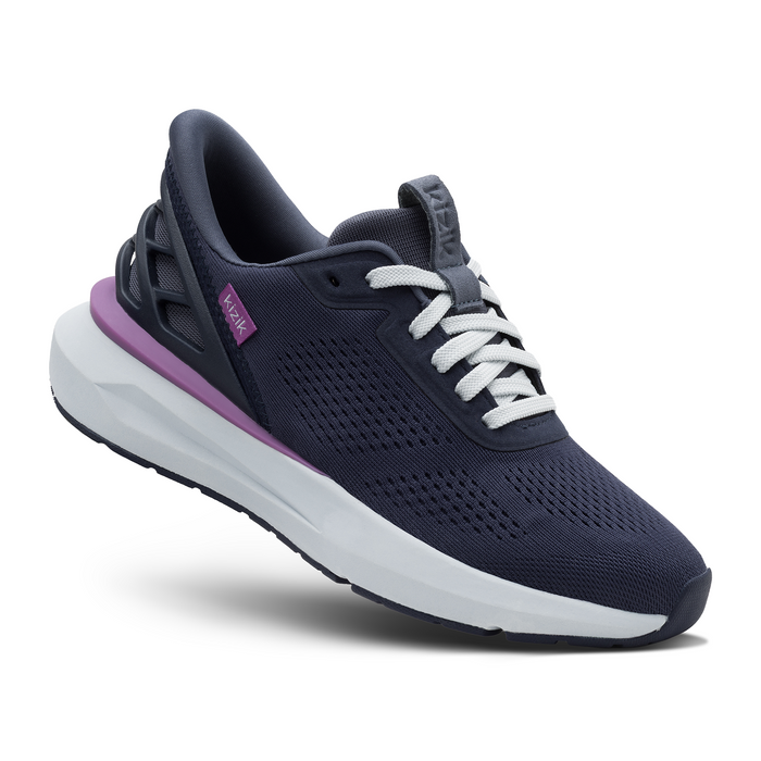 Kizik Athens 2 Sneaker (Women) - Grisaille/Hyacinth Violet Athletic - Casual - Lace Up - The Heel Shoe Fitters