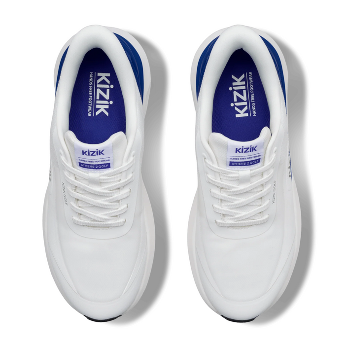 Kizik Athens Golf (Men) - White/Surf The Web Athletic - Sport - The Heel Shoe Fitters