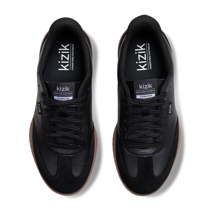 Kizik Camden Sneaker (Men) - Black/Gum Athletic - Casual - Lace Up - The Heel Shoe Fitters