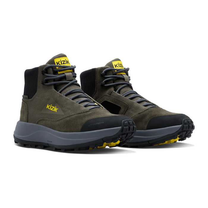Kizik Freedom Hike (Men) - Olive Night/Smoked Pearl Hiking - Mid - The Heel Shoe Fitters