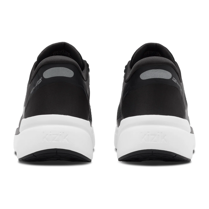 Kizik Freedom Run Sneaker (Men) - Black/White Athletic - Casual - Lace Up - The Heel Shoe Fitters
