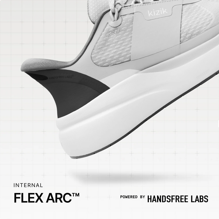 Kizik Freedom Run Sneaker (Men) - Black/White Athletic - Casual - Lace Up - The Heel Shoe Fitters