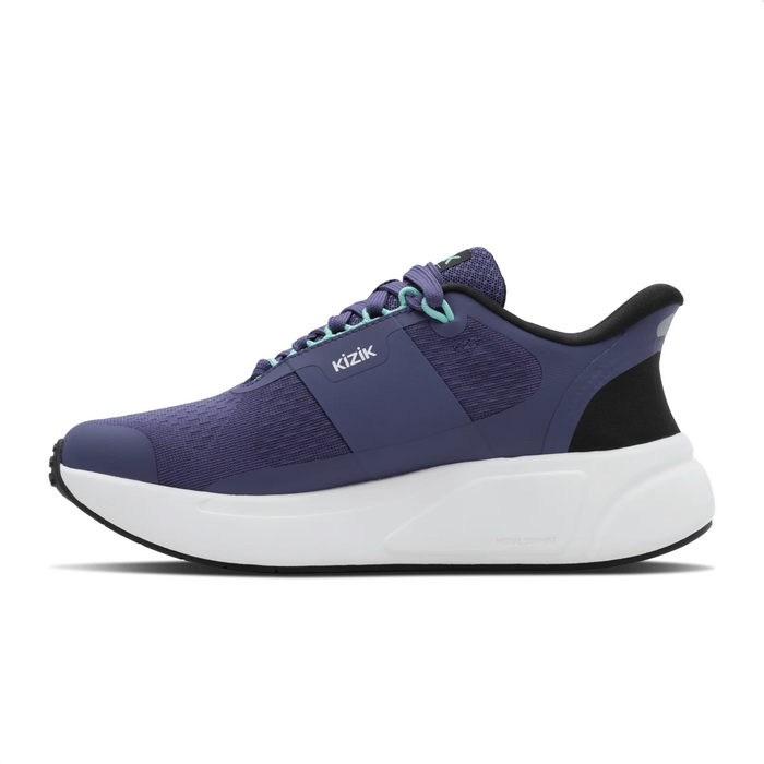 Kizik Freedom Run Sneaker (Women) - Heron/White Athletic - Casual - Lace Up - The Heel Shoe Fitters
