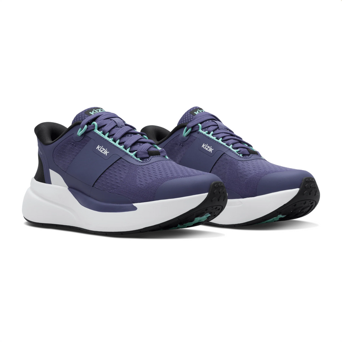 Kizik Freedom Run Sneaker (Women) - Heron/White Athletic - Casual - Lace Up - The Heel Shoe Fitters