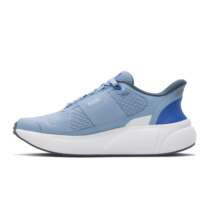 Kizik Freedom Run Sneaker (Women) - Soft Chambray/Ultramarine Athletic - Casual - Lace Up - The Heel Shoe Fitters