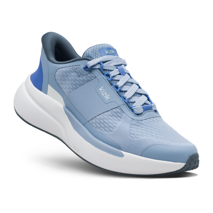 Kizik Freedom Run Sneaker (Women) - Soft Chambray/Ultramarine Athletic - Casual - Lace Up - The Heel Shoe Fitters