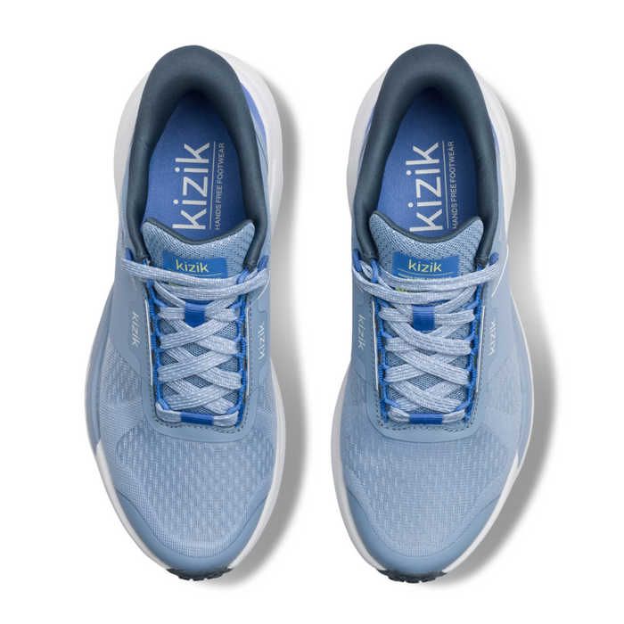 Kizik Freedom Run Sneaker (Women) - Soft Chambray/Ultramarine Athletic - Casual - Lace Up - The Heel Shoe Fitters