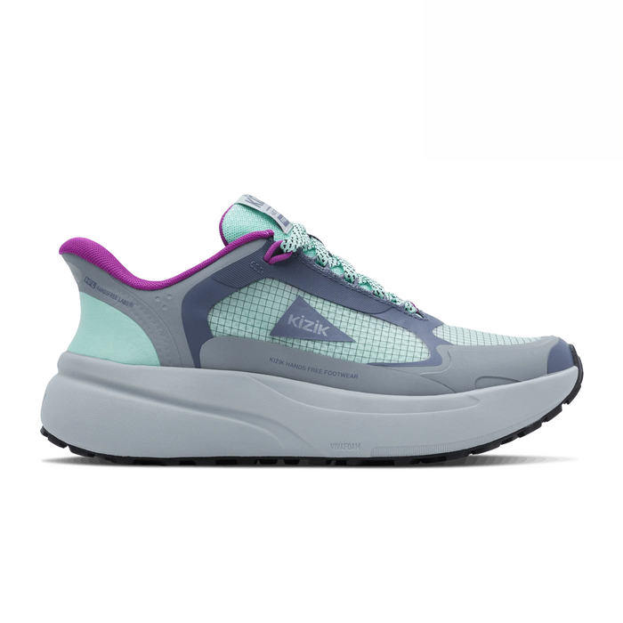 Kizik Freedom Trail (Women) - Beach Glass/High-Rise Athletic - Running - Trail - The Heel Shoe Fitters