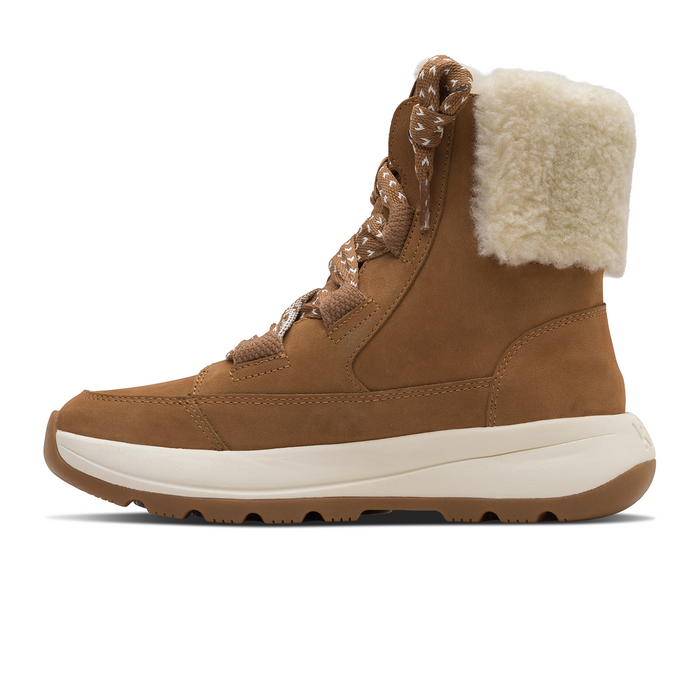 Kizik Juno 2 Lace Boot (Women) - Bran/Pristine Boots - Winter - Mid - The Heel Shoe Fitters