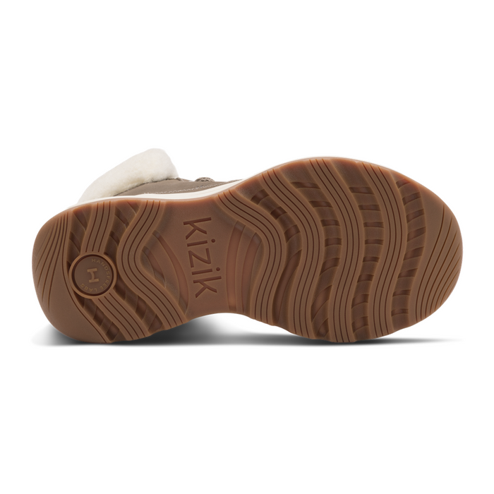 Kizik Juno 2 Lace Boot (Women) - Shitake/Fog Boots - Winter - Mid - The Heel Shoe Fitters