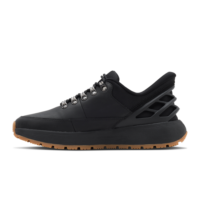 Kizik Wasatch Leather Low (Men) - Blackout Athletic - Casual - Lace Up - The Heel Shoe Fitters
