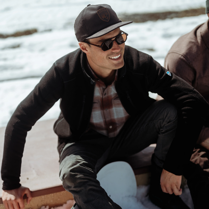 Kuhl Interceptr FZ Jacket (Men) - Black Apparel - Jacket - Lightweight - The Heel Shoe Fitters
