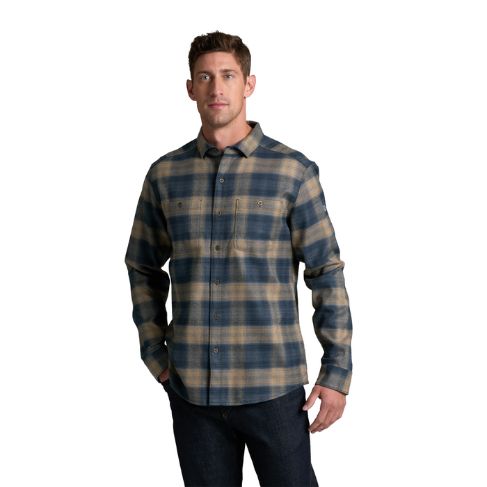 Kuhl The Law Flannel Long Sleeve Shirt (Men) - Ocean Driftwood Apparel - Top - LongSleeve - The Heel Shoe Fitters