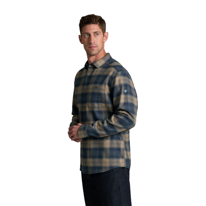 Kuhl The Law Flannel Long Sleeve Shirt (Men) - Ocean Driftwood Apparel - Top - LongSleeve - The Heel Shoe Fitters