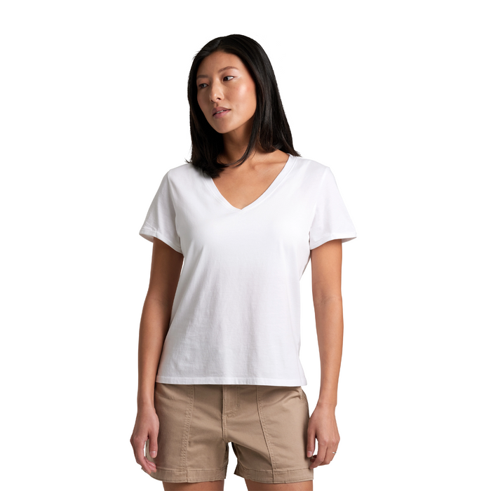 Kuhl Vega Tee (Women) - White Apparel - Top - ShortSleeve - The Heel Shoe Fitters