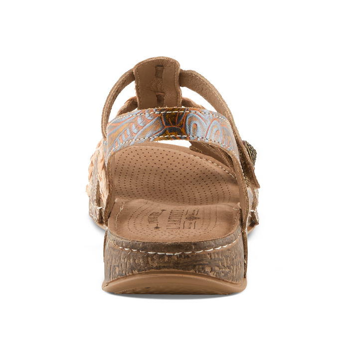 L'Artiste Delila Backstrap Sandal (Women) - Mango Multi Sandal - Backstrap - The Heel Shoe Fitters