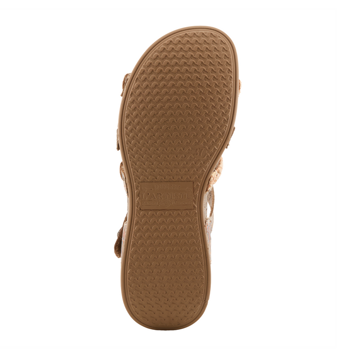 L'Artiste Delila Backstrap Sandal (Women) - Mango Multi Sandal - Backstrap - The Heel Shoe Fitters