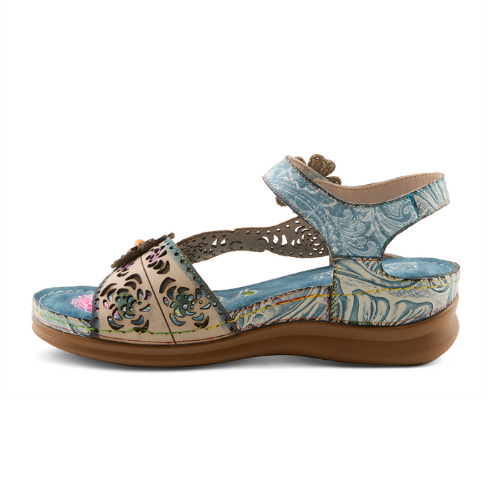 L'Artiste Script Backstrap Sandal (Women) Sandal - Backstrap - The Heel Shoe Fitters