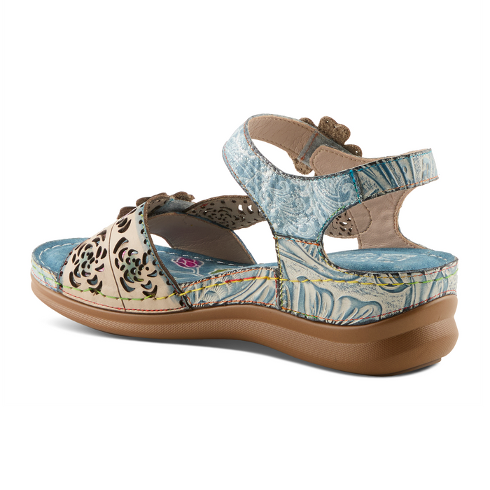 L'Artiste Script Backstrap Sandal (Women) Sandal - Backstrap - The Heel Shoe Fitters