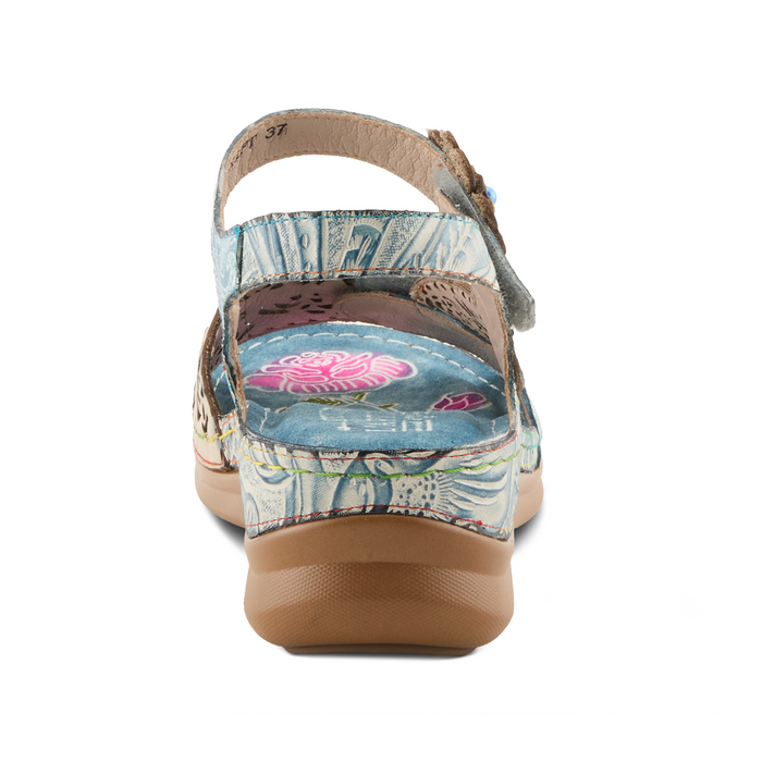 L'Artiste Script Backstrap Sandal (Women) Sandal - Backstrap - The Heel Shoe Fitters