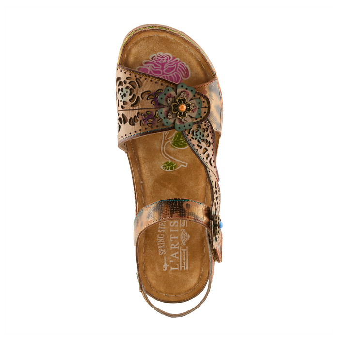L'Artiste Script Backstrap Sandal (Women) Sandal - Backstrap - The Heel Shoe Fitters