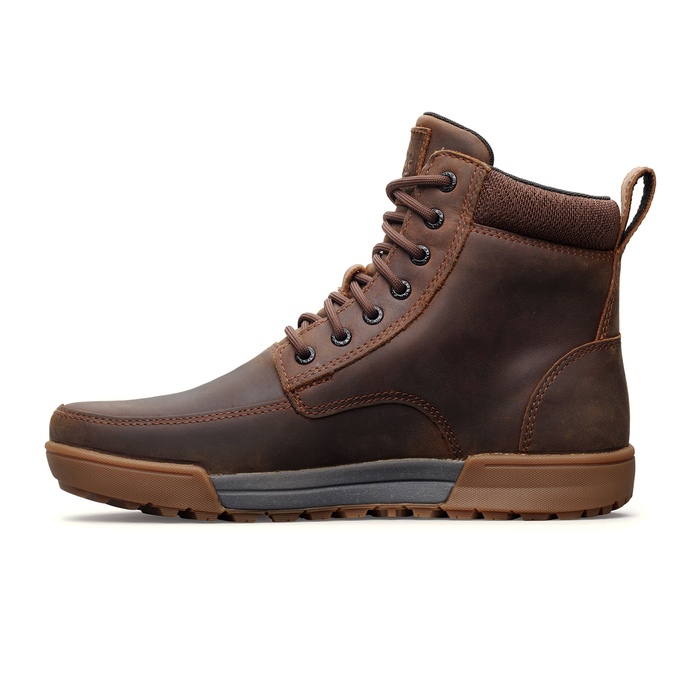 Lems Boulder Summit WP (Unisex) - Rugged Bark Boots - Casual - Mid - The Heel Shoe Fitters