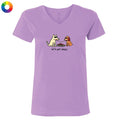 Lets Get Saucy - Ladies T-Shirt V-Neck