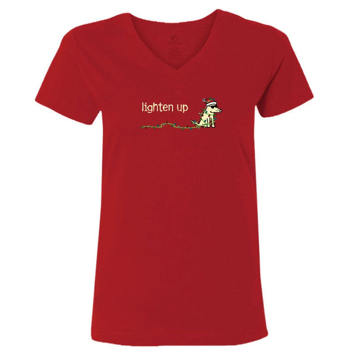 Lighten Up - Ladies T-Shirt V-Neck