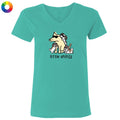 Little Shihtz - Ladies T-Shirt V-Neck