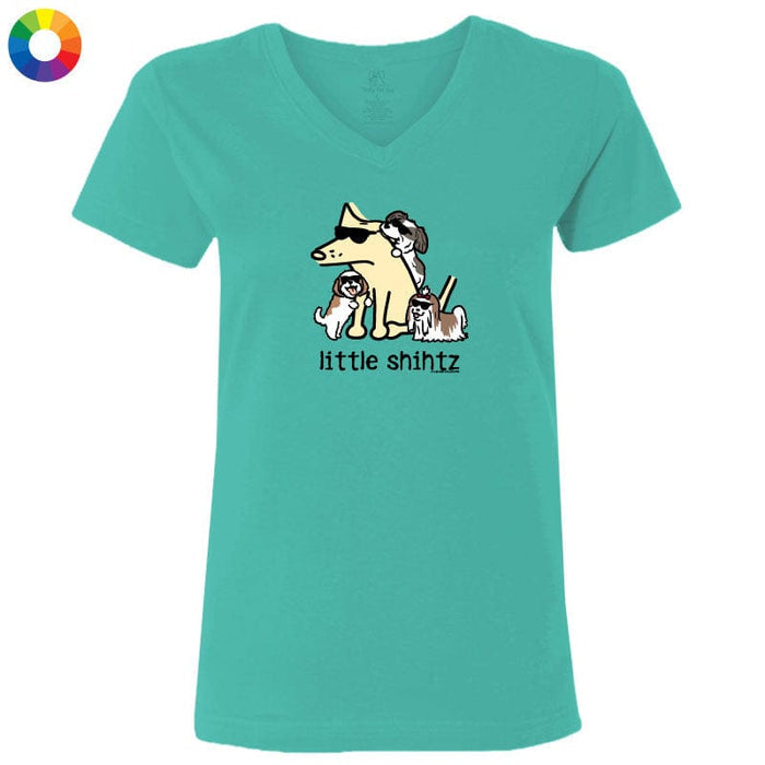 Little Shihtz - Ladies T-Shirt V-Neck