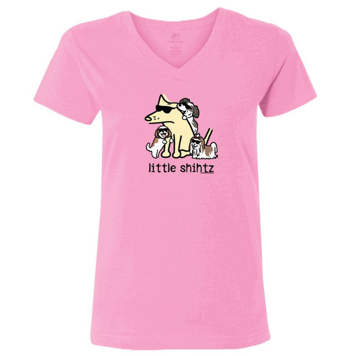 Little Shihtz - Ladies T-Shirt V-Neck