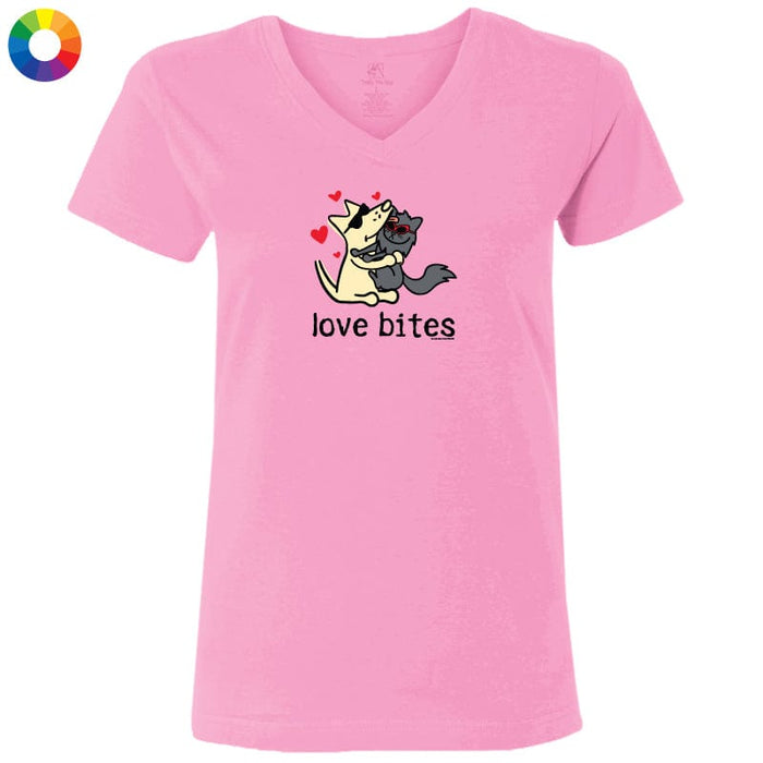 Love Bites - Ladies T-Shirt V-Neck