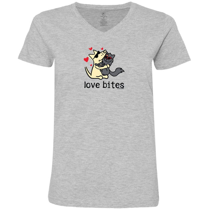 Love Bites - Ladies T-Shirt V-Neck