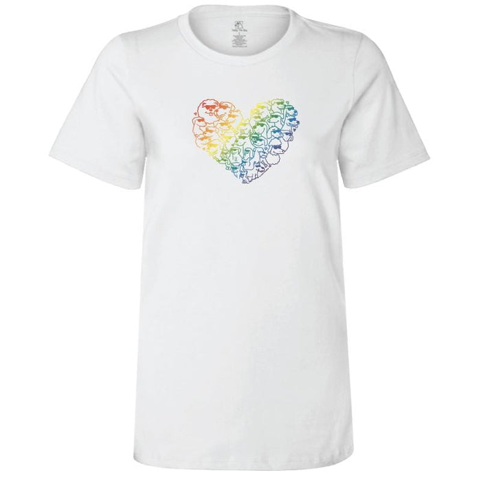 Love Breeds Love - Ladies T-Shirt Crew Neck