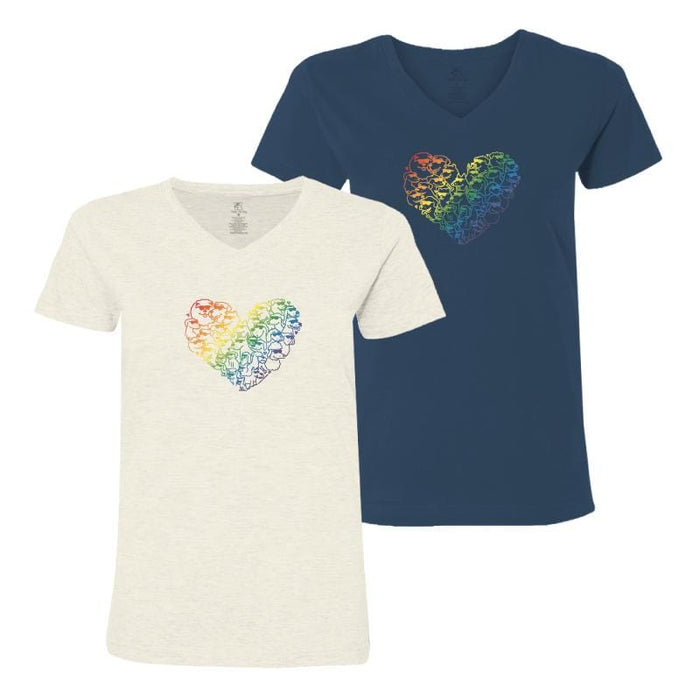 Love Breeds Love - Ladies T-Shirt V-Neck