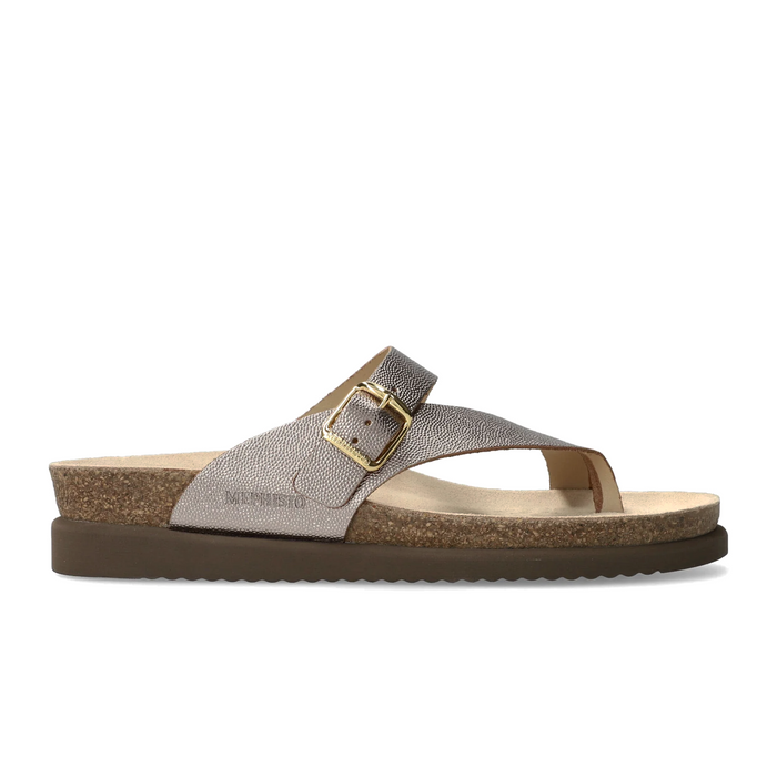 Mephisto Helen Sandal (Women) - Platinum Odysee Sandal - Thong - The Heel Shoe Fitters