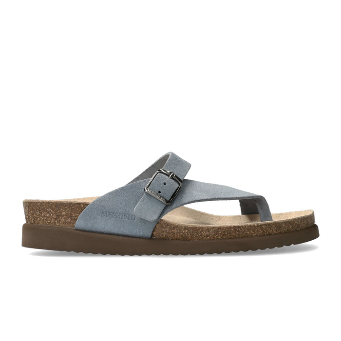 Mephisto Helen Sandal (Women) - Sea Blue Sandvel Sandal - Thong - The Heel Shoe Fitters